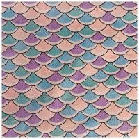 Toalha De Mesa Sereia Tnt 70cm X 70cm - 5 Unidades - 2