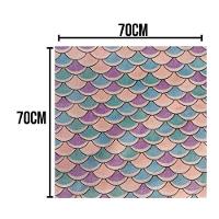 Toalha De Mesa Sereia Tnt 70cm X 70cm - 5 Unidades - 3