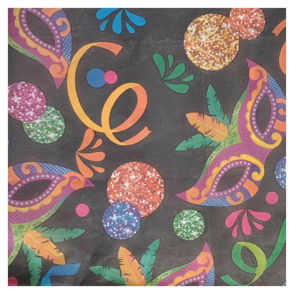 Toalha De Mesa Carnaval Tnt 70cm X 70cm - 5 Unidades - 2