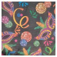 Toalha De Mesa Carnaval Tnt 70cm X 70cm - 5 Unidades - 2