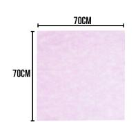Toalha De Mesa Liso Rosa Claro Tnt 70cm X 70cm - 10 Unidades