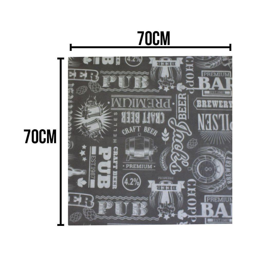 Toalha De Mesa Boteco Tnt 70cm X 70cm - 5 Unidades - 4