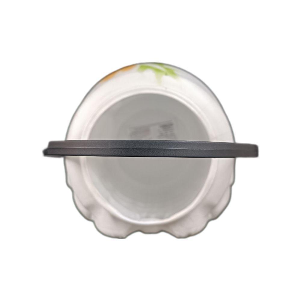 Balde De Halloween Caveira Branca De Plástico - 3