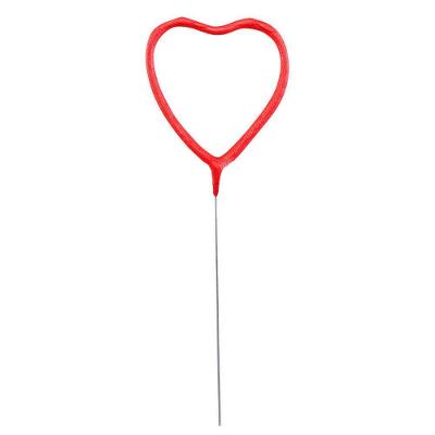 Vela De Aniversário Faísca Coração Vermelho