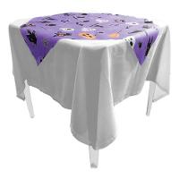 Toalha De Mesa Halloween Roxa Tnt 70cm X 70cm - 5 Unidades - 1