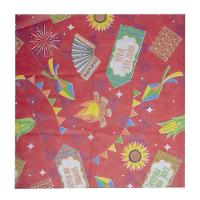 Toalha De Mesa Arraiá Vermelho Tnt 70cm X 70cm - 5 Unidades - 3