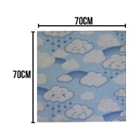 Toalha De Mesa Chuva De Benção Azul Tnt 70cm X 70cm - 5 Un. - 4