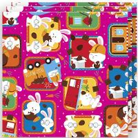 Embalagem Para Ovo De Páscoa Fábrica Coelhos Pink 69cm X 89cm - 3 Un - 1