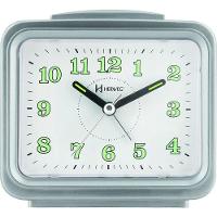 Relógio Despertador Branco Dois Alarme Super Alto Pilha Prata - Prata - 1