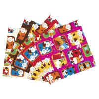 Embalagem Para Ovo De Páscoa Fábrica Coelhos Vermelho 69cm X 89cm - 3 Un - 3