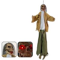 Boneco Esqueleto Halloween Com Som E Movimento - 1