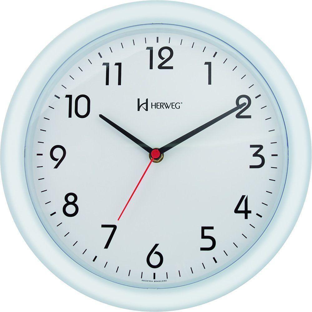 Relógio De Parede Quartz 28 Cm Branco - Branco - 1