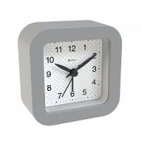 Relógio Despertador Quartz Silencioso De Mesa Com Luz Preto - Preto - 3