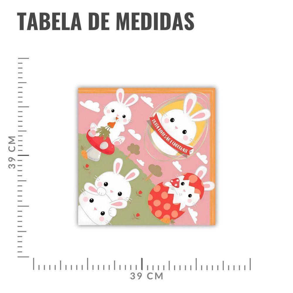 Envelope Estampado Para Ovo Páscoa 350g A 500g - 25 Un Cor Rosa - 2