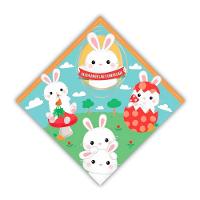 Envelope Estampado Para Ovo Páscoa 350g A 500g - 25 Un Cor Rosa