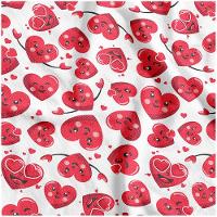 Tnt Estampado Coraçãozinho - 5 Metros - 3