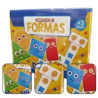 Jogo Pedagógico Dominó Conhecendo As Formas - 28 Peças - 3