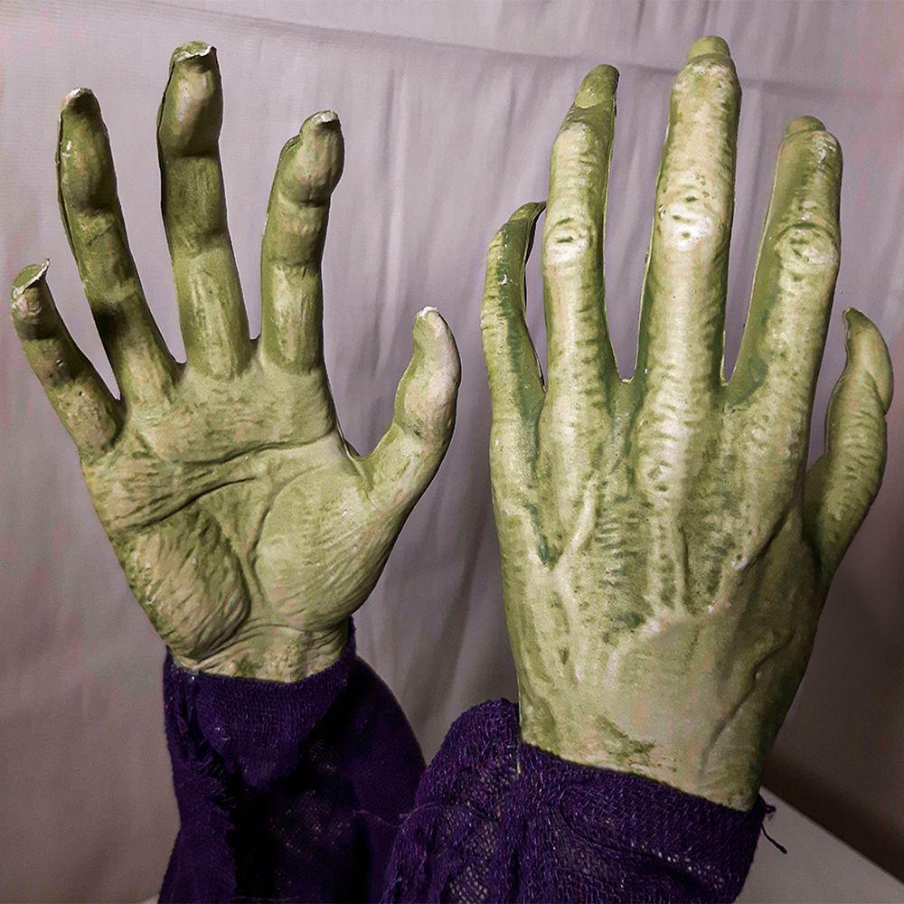 Boneco Bruxa Vanda Decoração Halloween Com Som E Luz - 9