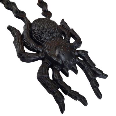 Colar Aranha De Borracha Halloween Para Fantasias