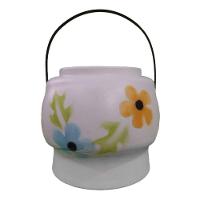 Balde Halloween Caveira Mexicana Florida Com Alça - 3