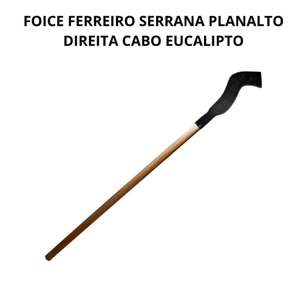 Foice Ferreiro Planalto Direita Com Cabo De Eucalpto - Fp - 2