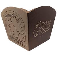 Cachepot De Papel Páscoa Puro Cacau - 8 Unidades - 2