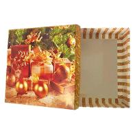 Caixa De Presente Natal - 25cm X 8cm - 6