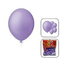 Balão De Látex Liso Lilás 8 Polegadas - 50 Unidades - 2