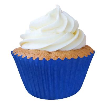 Forminha Para Cupcake Azul Escuro - 45 Unidades