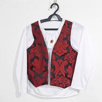 Fantasia Drácula Infantil Longa Com Capa Tamanho G - 3