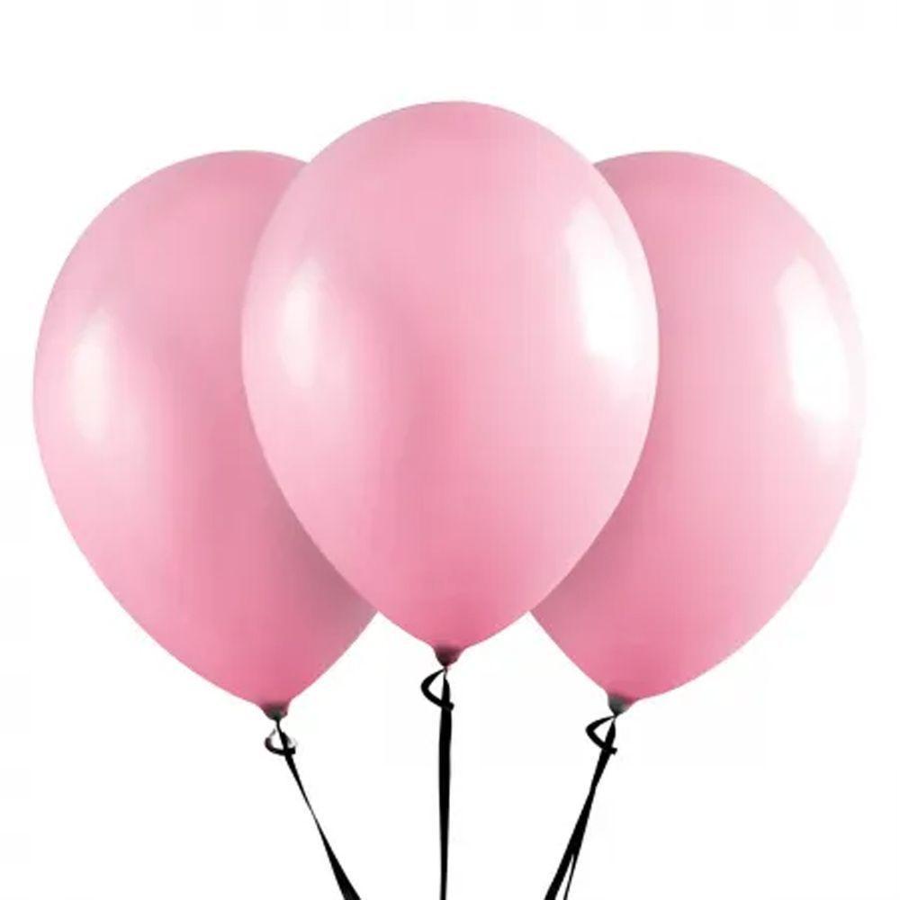 Balão De Látex Rosa - 8 Polegadas - 50 Unidades - 2