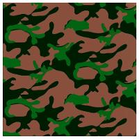 Tnt Estampado Camuflado Marrom - 5 Metros - 1