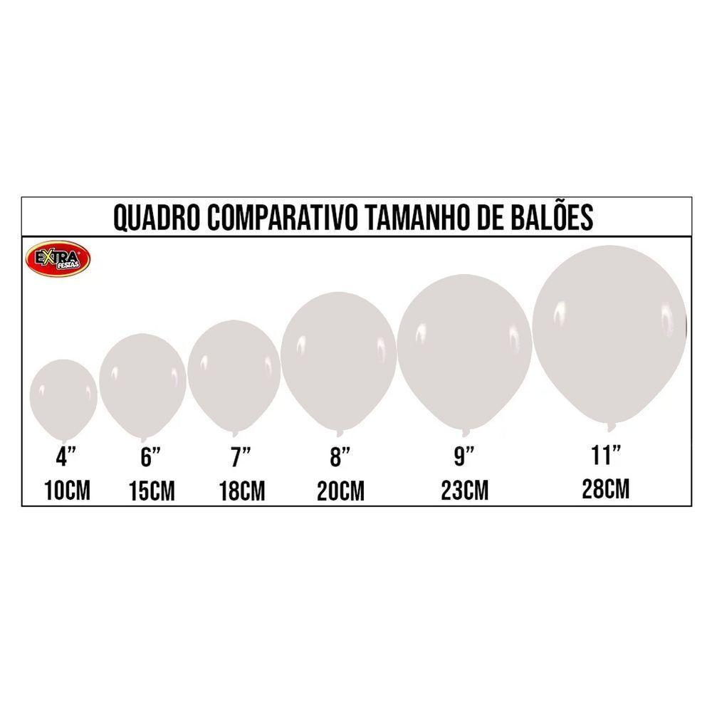 Balão De Látex Branco - 7 Polegadas - 50 Unidades - 3