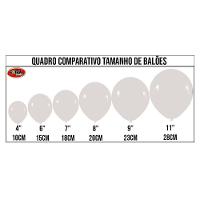 Balão De Látex Branco - 7 Polegadas - 50 Unidades - 3