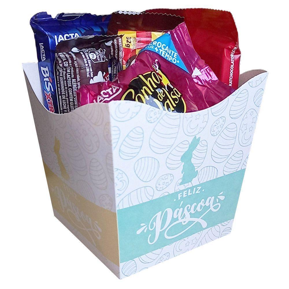 Cachepot De Papel Páscoa Feliz Páscoa Pequeno - 10 Un - 3