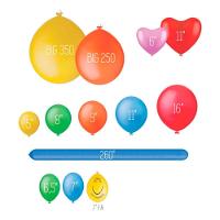 Balão De Látex Cinza - 16 Polegadas - 12 Unidades - 2