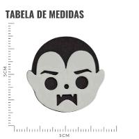 Aplique Para Lembrancinha Halloween Vampiro - 10 Unidades - 3