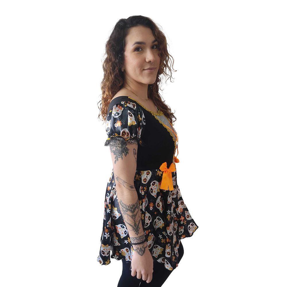 Fantasia Bruxinha Matilda Infantil Com Tiara Tamanho M - 4