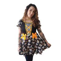 Fantasia Bruxinha Matilda Infantil Com Tiara Tamanho M - 2