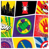 Tnt Estampado Super-heróis - 5 Metros - 1