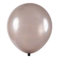 Balão De Látex Metalizado Prata - 7 Polegadas - 50 Unidades - 1