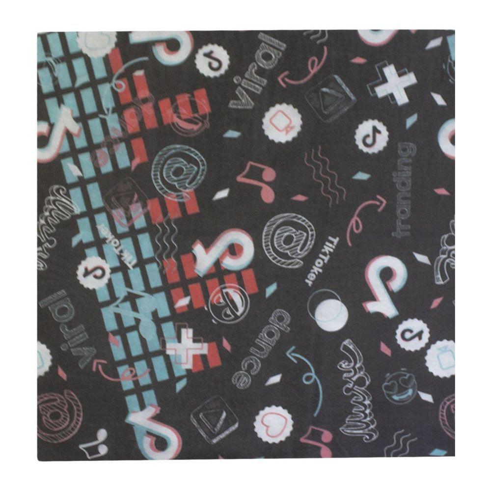 Toalha De Mesa Tiktoker Tnt 70cm X 70cm - 5 Unidades - 2