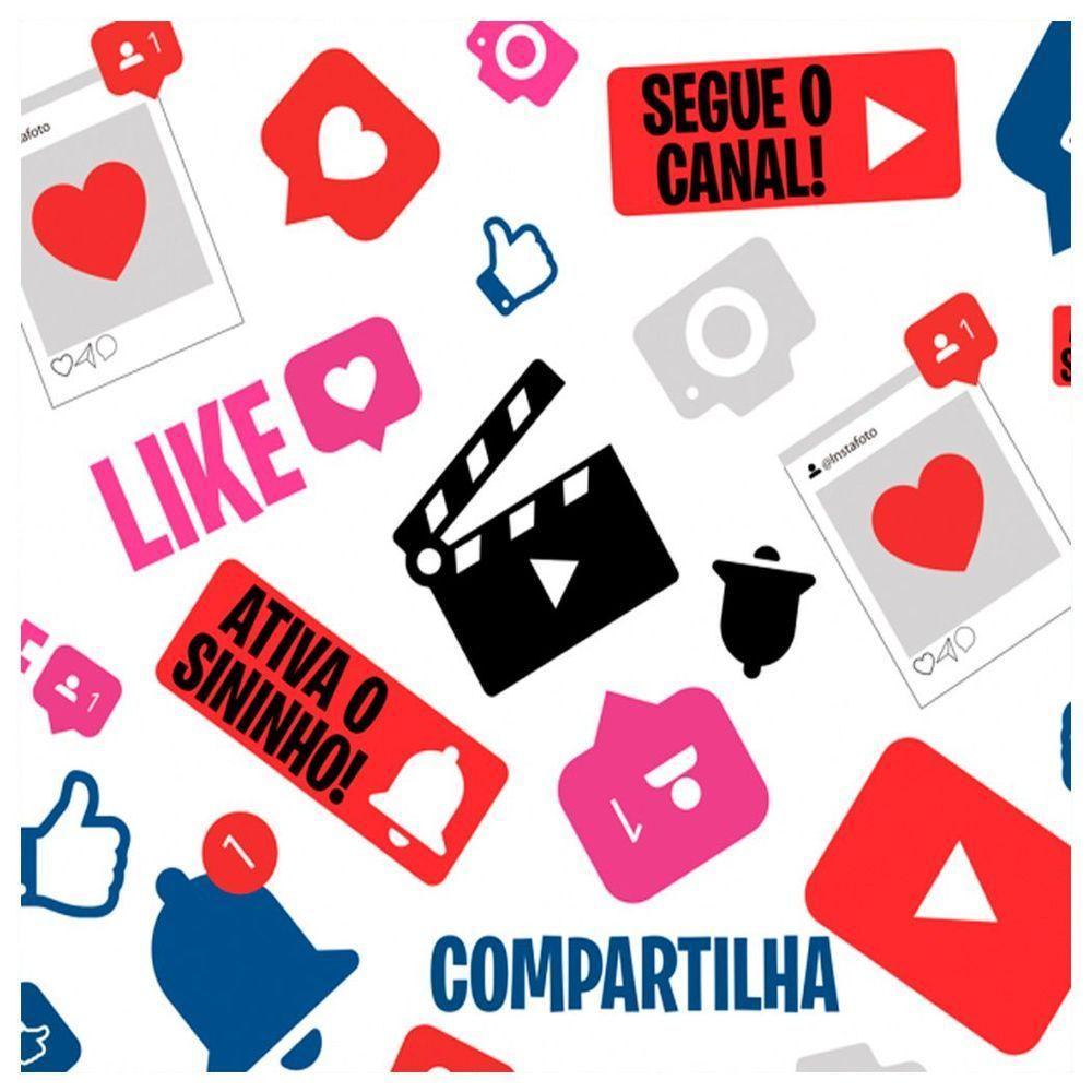 Tnt Estampado Redes Sociais - 5 Metros - 1