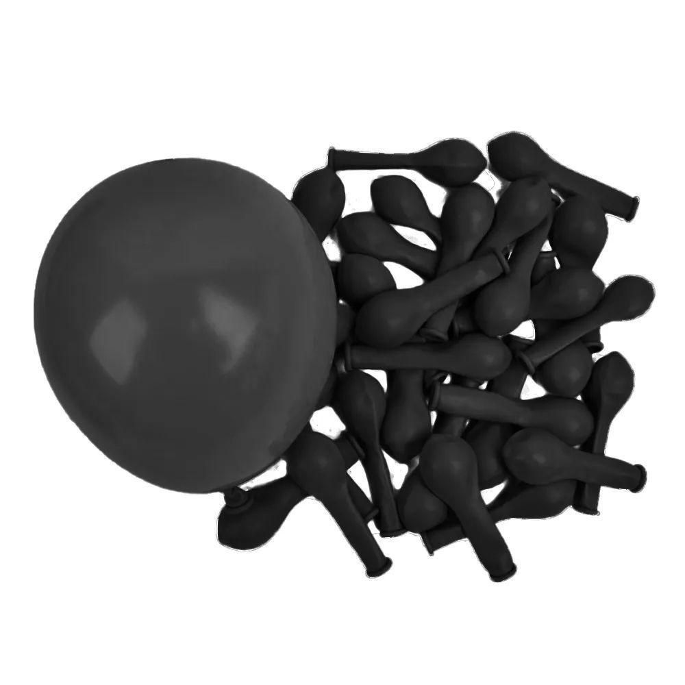 Balão De Látex Preto - 7 Polegadas - 50 Unidades - 2