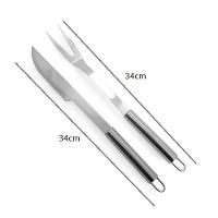 Jogo Para Churrasco 2 Peças Em Inox - Mimo Style - 2