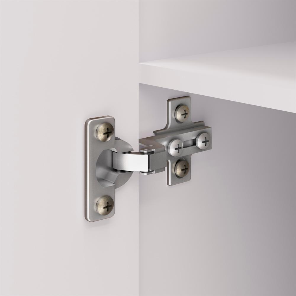 Armario Multiuso 2 Portas 60 Cm Lin 10045 Branco Vlr Branco - 5