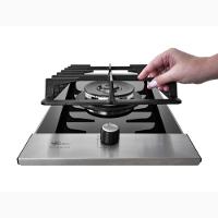 Cooktop A Gás 1 Boca Tripla Chama Platinium Com Trempe De Ferro Fundido Mesa Vidro Bivolt Fischer - 7