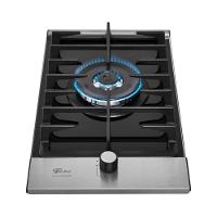 Cooktop A Gás 1 Boca Tripla Chama Platinium Com Trempe De Ferro Fundido Mesa Vidro Bivolt Fischer - 10
