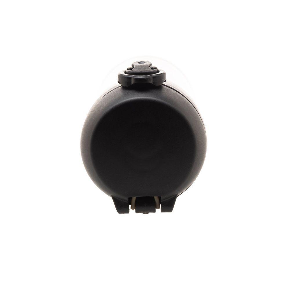 Garrafa Térmica Dupla Parede De Aço Inox Com Tampa Flip Preta 410 Ml 4683 - Lyor - 4