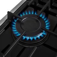 Cooktop A Gás 4 Bocas Platinium Com Trempe De Ferro Fundido Mesa Vidro Fischer Bivolt - 6